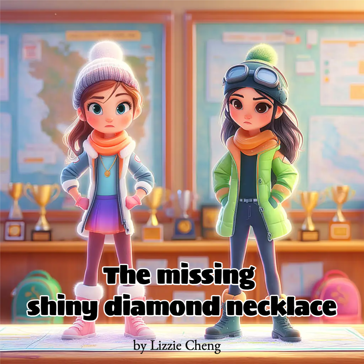 The missing shiny diamond necklace